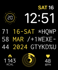 Eclipse Apple Watch face
