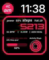 ⚡ Energy Apple Watch face