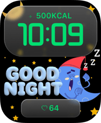 Good Night Dreams Apple Watch face - Art
