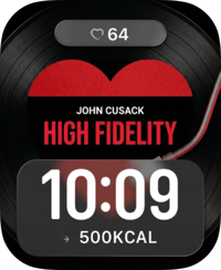 High Fidelity Vinyl Apple Watch face - Art