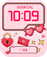Love Letter Heart Face Apple Watch face - Special Collections