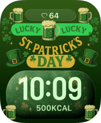 Lucky St. Patrick's Day Apple Watch face