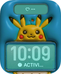 Pikachu Blue Apple Watch face - Anime, TV