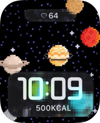 Pixel Planets Apple Watch face - Cities