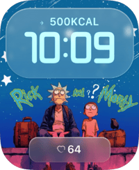 Rick and Morty Apple Watch face