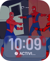 Spider-Man Duo Meme Apple Watch face - TV
