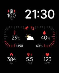 Ultra Minimalist Apple Watch face