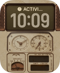 Vintage Utility Panel Apple Watch face - Luxury