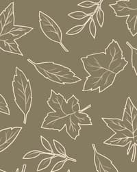 🍂 Minimalist Leaf Pattern Apple Watch face - Nature