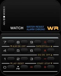 ⌚ Retro Digital Calculator Apple Watch face - Brands, Watches