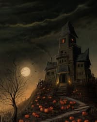 🏚️ Haunted House Halloween Apple Watch face