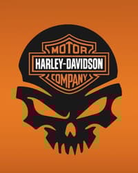 💀 Harley-Davidson Skull Apple Watch face - Cars