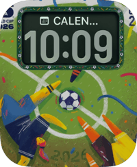 World Cup 2026 Trophy Night Apple Watch face - Sports