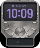 Brushed Steel watch face for Apple Watch