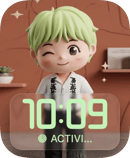 BTS RM Mint watch face for Apple Watch