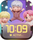 BTS Star Trio watch face for Apple Watch
