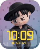 BTS V Noir watch face for Apple Watch
