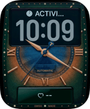 Copper Automatic watch face for Apple Watch