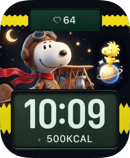 Flying Ace Snoopy watch face for Apple Watch