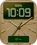 Golden Chronos watch face for Apple Watch