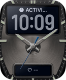 Graphite Classic watch face for Apple Watch
