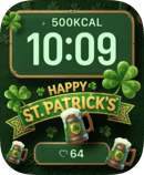 Happy St. Patrick's watch face for Apple Watch