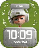 Headphone Daydream watch face for Apple Watch