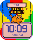 High Score Cat Arcade Face watch face for Apple Watch