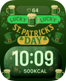 Lucky St. Patrick's Day watch face for Apple Watch