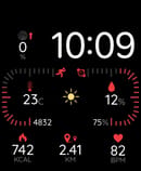 Minimal Redline watch face for Apple Watch