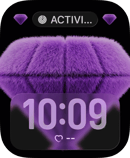 Purple Lips watch face for Apple Watch