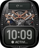 Rose Skeleton watch face for Apple Watch