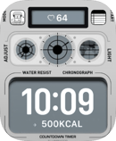 CASIO Control Chronograph watch face for Apple Watch