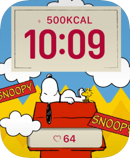 Snoopy Clouds Face watch face for Apple Watch