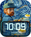 Starry Stitch watch face for Apple Watch