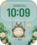 Swing Totoro watch face for Apple Watch