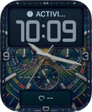Teal Multi Dial watch face for Apple Watch