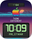 Think Different Sunset watch face for Apple Watch