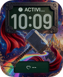 Thor Mjolnir watch face for Apple Watch