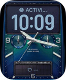 Touch Solar Blue watch face for Apple Watch