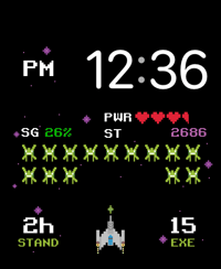 Spaceships watch face