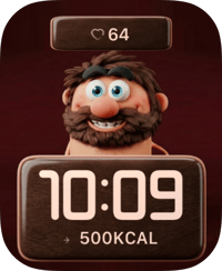 Bearded Puppet Charm Apple Watch face - Special Collections