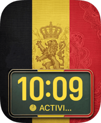 Belgium Flag Apple Watch face - Sports