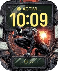Black Suit Spider-Man Apple Watch face - TV