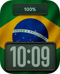 Brazil Flag Apple Watch face - Sports
