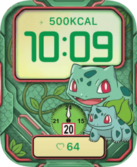 Bulba Pulse Apple Watch face - Anime, TV