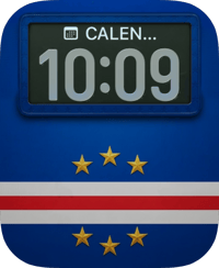 Cabo Verde Flag Apple Watch face - Sports