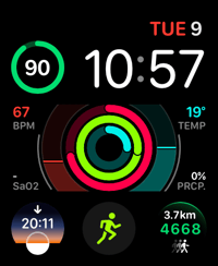 🚗 CarPlay Style watch face