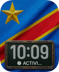 Congo DR Flag Apple Watch face - Sports