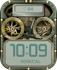 Cosmic Graph Mechanica Apple Watch face - Luxury